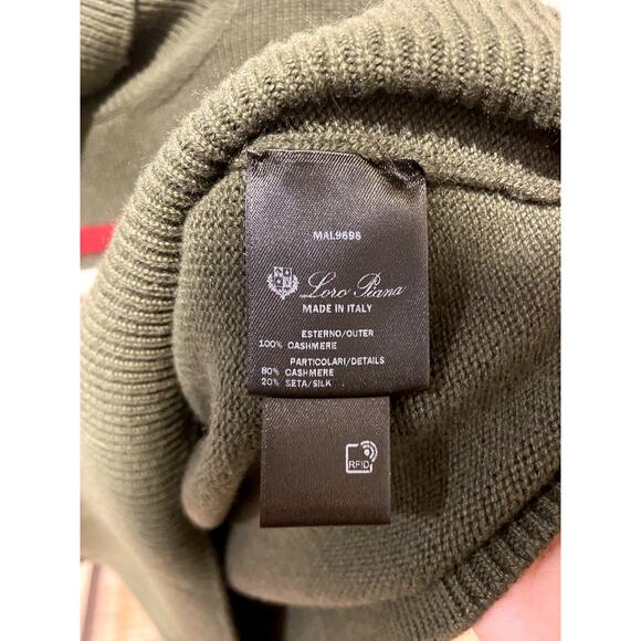 Loro Piana Celerina Cashmere Turtleneck Sweater size 42 US 6 - Picture 7 of 8